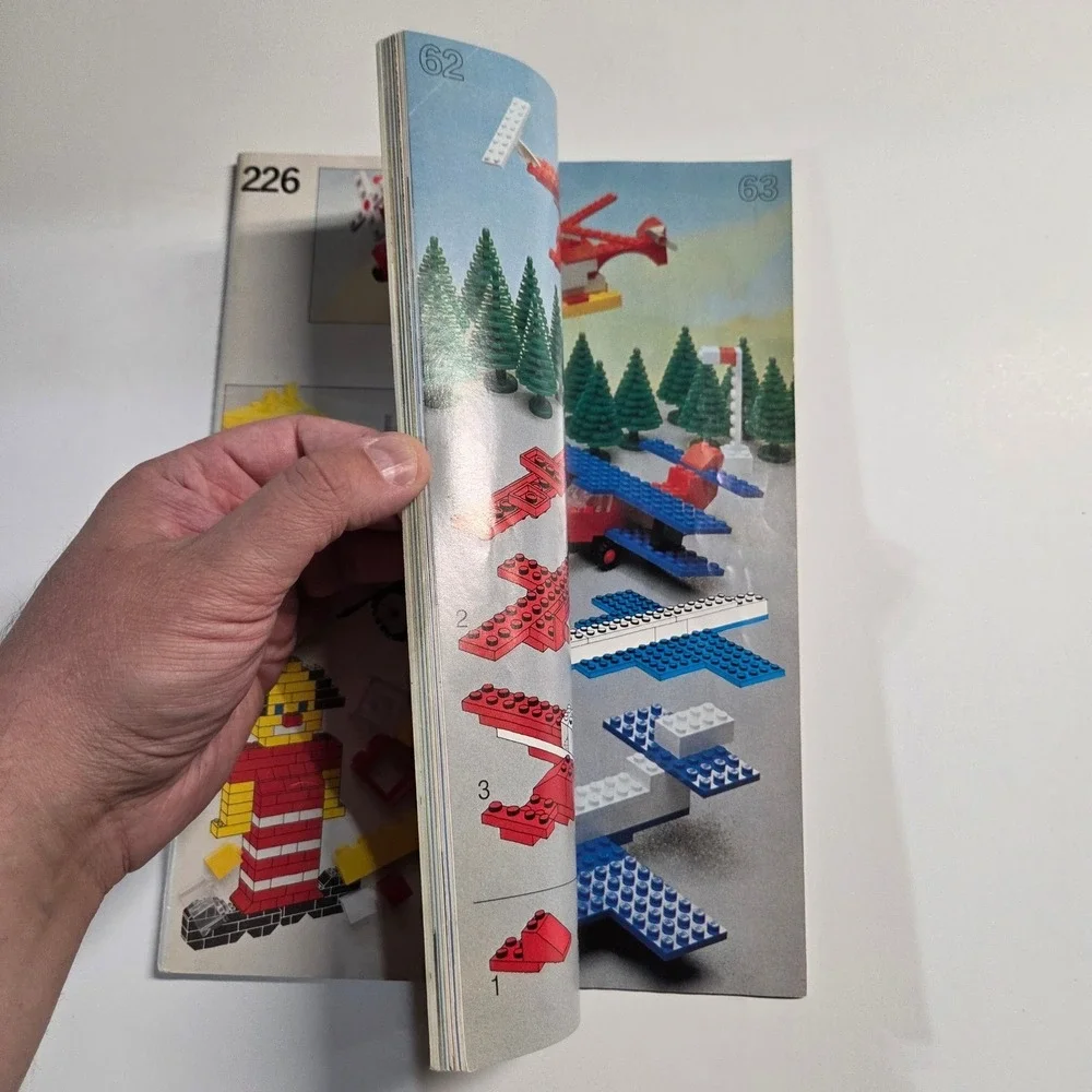 LEGO Idea Book 226 Vintage 1981 Building Instructions Manual Multi-Color Guide